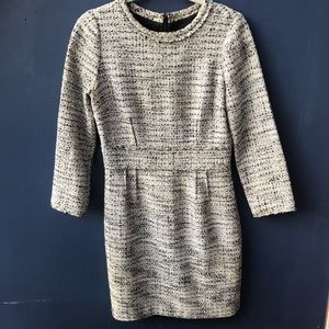 JCrew Tweed Cotton-Blend Dress Sz 6